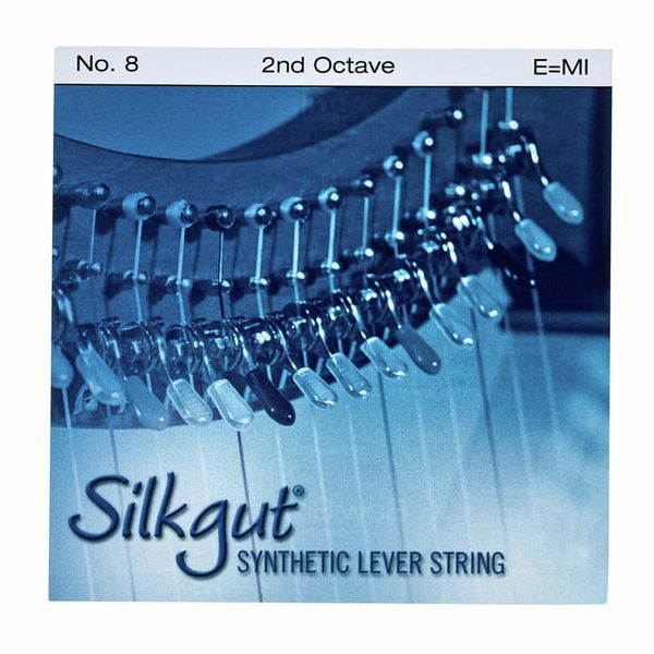 Bow Brand Silkgut 2nd E Harp String No.8