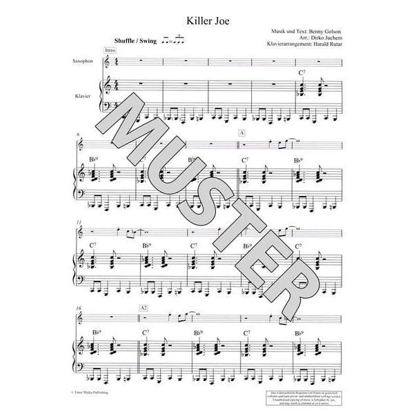 Schott Jazz Standards Tenor Saxophone Thomann France