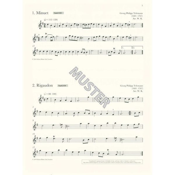 Schott Baroque Recorder Anthology 2 Musikhaus Thomann