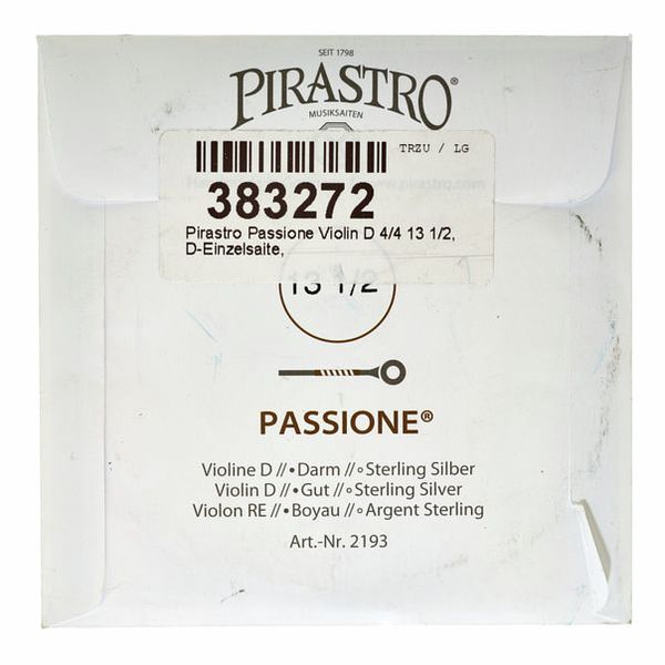 Pirastro Passione Violin D 4/4 13 1/2