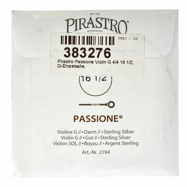 Pirastro Passione Violin G 4/4 16 1/2