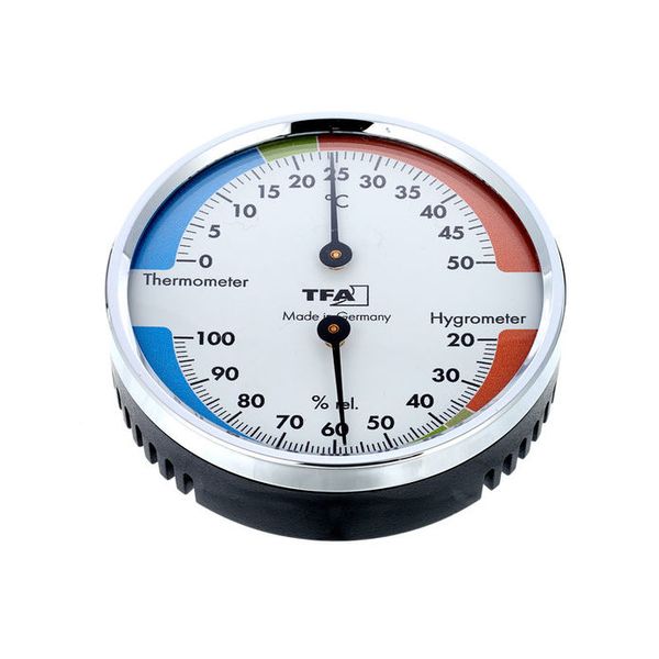 TFA Climate Buddy Hygromètre Analogique Anglaise échelle Confort zones Thermomètre