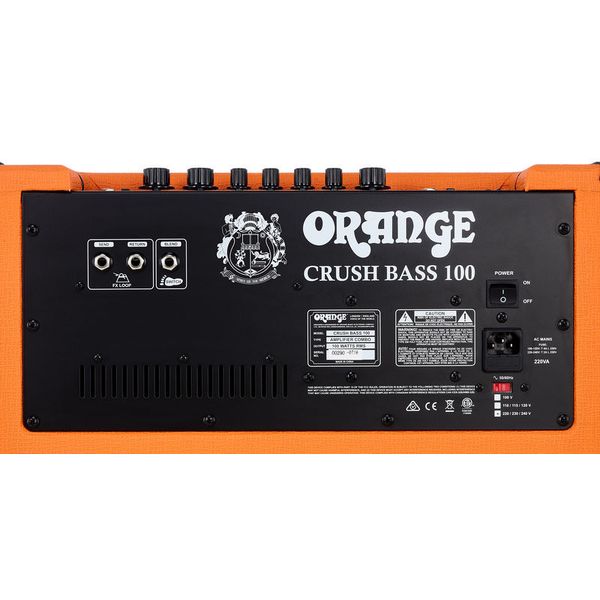 Combo Basse Orange Crush Bass 100 | Test, Avis & Comparatif