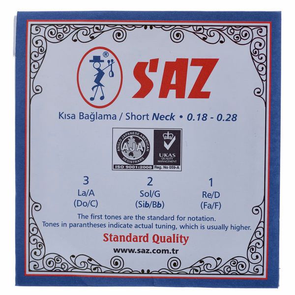 Saz 651A Short Neck Saz Strings
