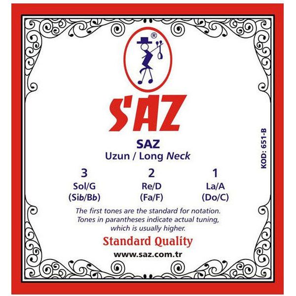Saz 651B Long Neck Saz Strings
