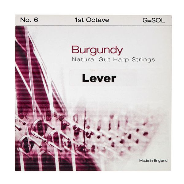 Bow Brand Burgundy 1st G Gut String No.6