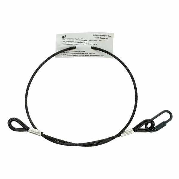 Stairville Safety Set 80cm/4mm Bk 10pcs