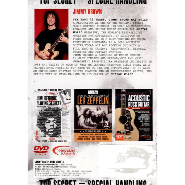 Guitar World Jimmy Page Playing Secrets Thomann United Arab Emirates