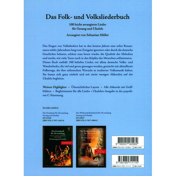 Schott Folk und Volk Gesang/Ukulele