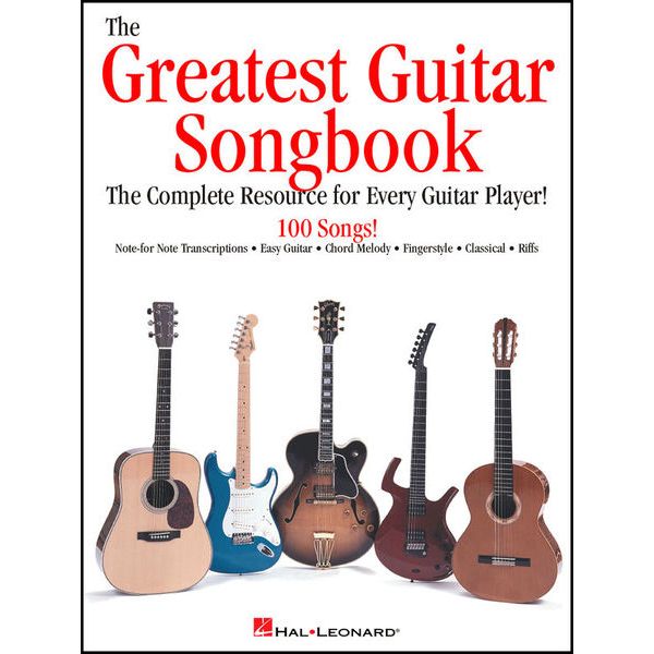 ristet brød trimme barndom Hal Leonard The Greatest Guitar Songbook – Thomann Danmark