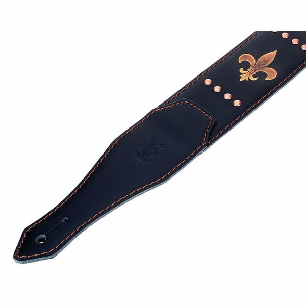 fleur de lis guitar strap