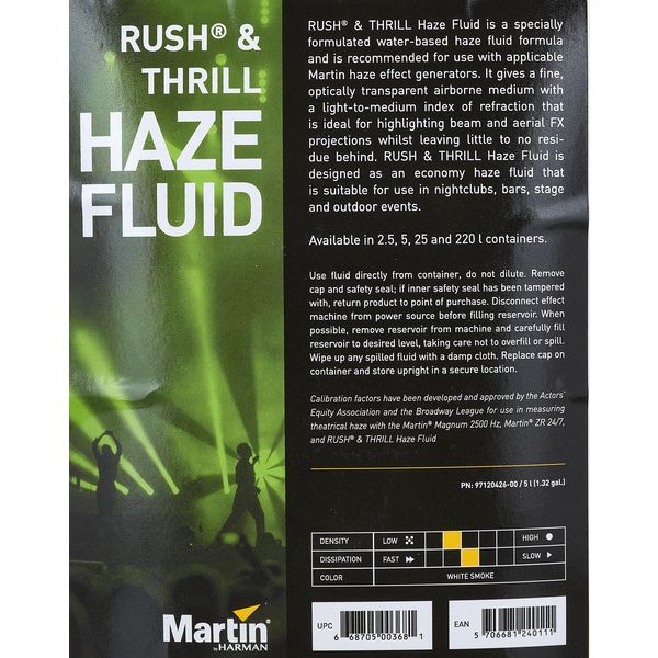 Martin by Harman Rush & Thrill Haze Fluid 5l