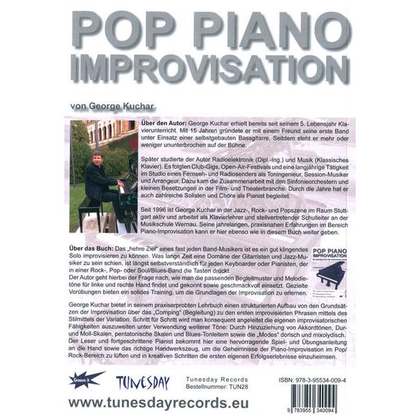 Tunesday Records Pop Piano Improvisation