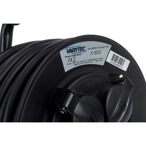 Varytec Cable Drum IP44 25m 3x 1,5 mm²