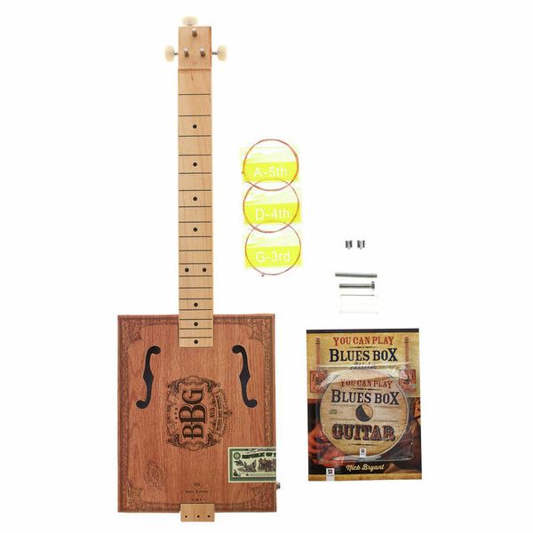 Hinkler Books The Blues Box Guitar Kit Thomann België - Diy Electric Cigar Box Guitar