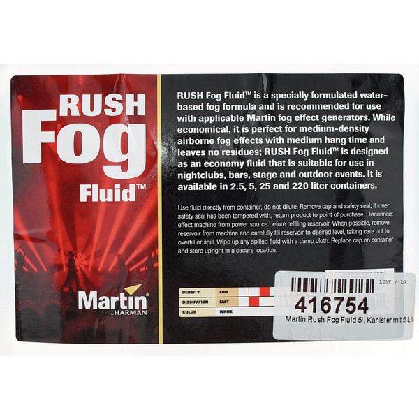 Martin by Harman Rush & Thrill Fog Fluid 5l