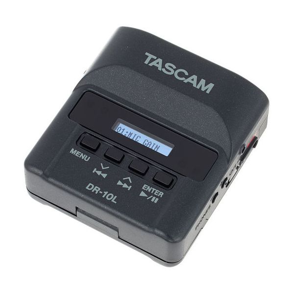 Black TASCAM PR-10 Portable Digital Audio Recorder 