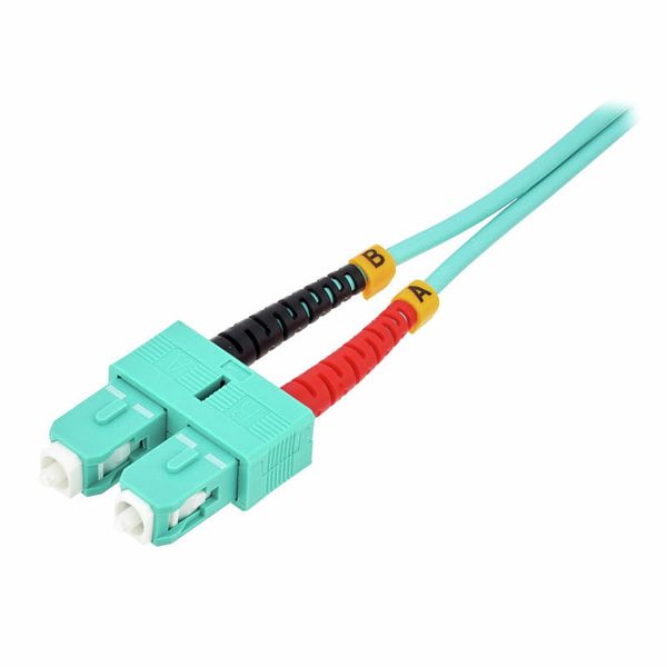 0.5M SC-SC OM3 Duplex Fibre Optic Cable 