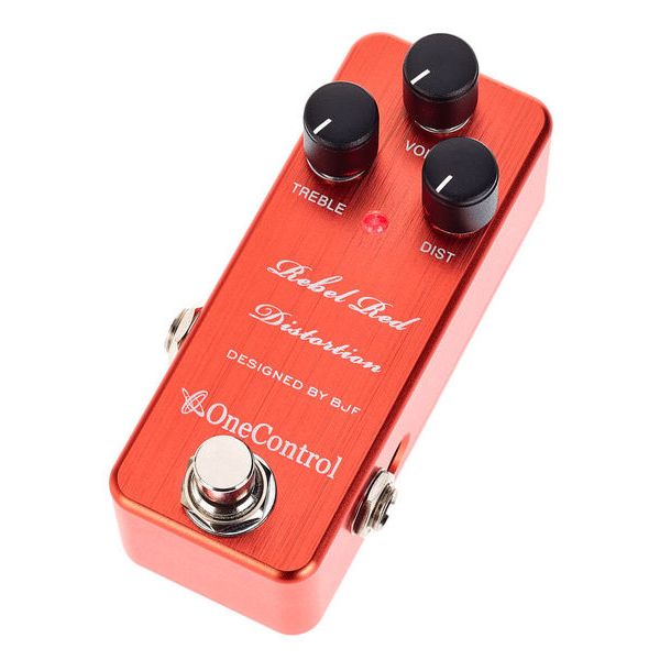 red distortion pedal