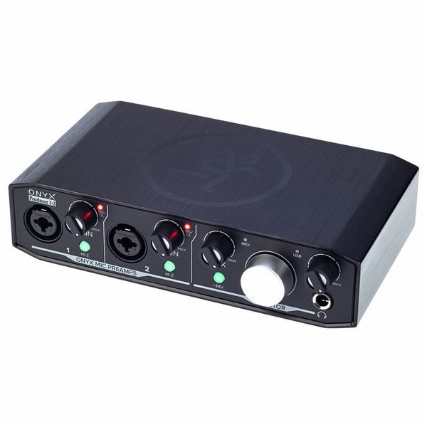 Mackie Onyx Producer Set 2x2 USB Audio Interface MIDI I/O 16 Plug Ins Kopfhörer