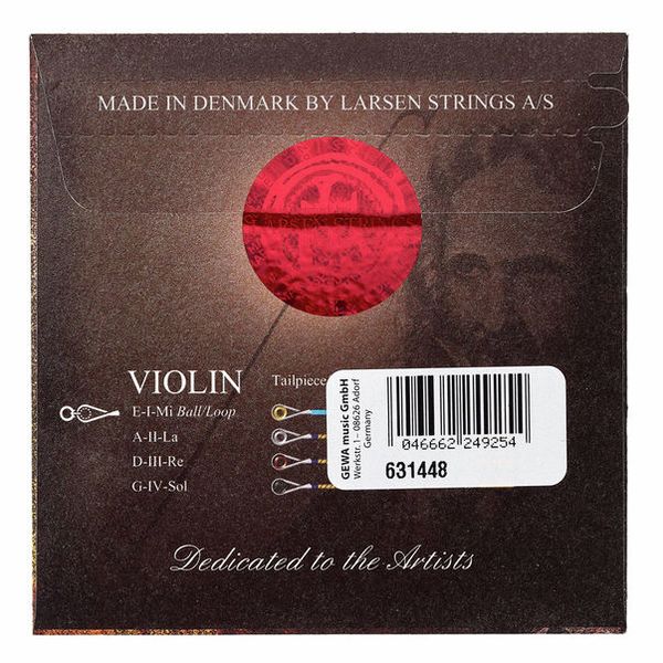 Larsen Il Cannone Violin String D Med Thomann United States