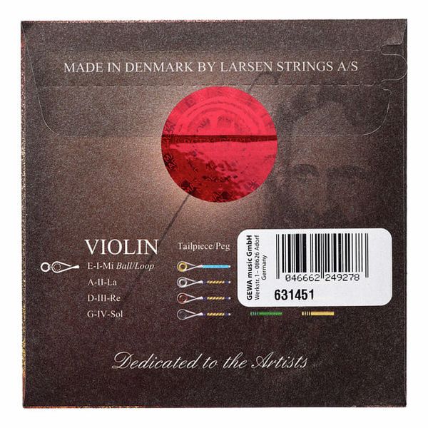 Larsen Il Cannone Violin String G Med Thomann United States