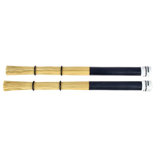 Promark PMBRM1 Medium Broomsticks Rods Sticks Brushes Besen Drums Schlagzeug 