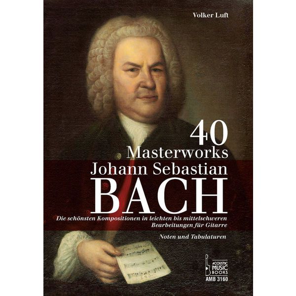 Acoustic Music Books 40 Masterworks J.S.Bach