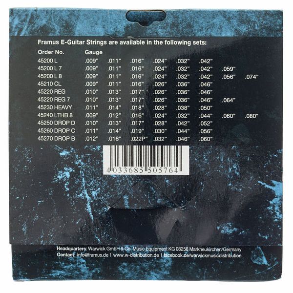 Framus Blue Label Strings Set 09-80