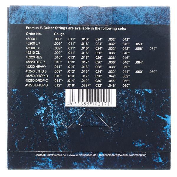 Framus Blue Label Strings Set 09-42