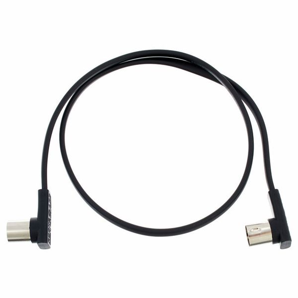 Rockboard Flat MIDI Cable 60cm Black