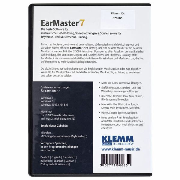 Earmaster EarMaster 7