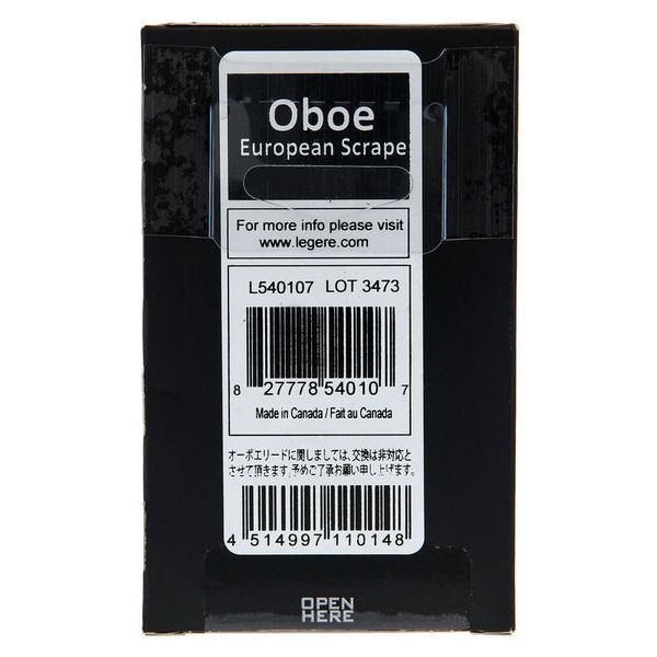 Legere Oboe Reed Medium Musikhaus Thomann