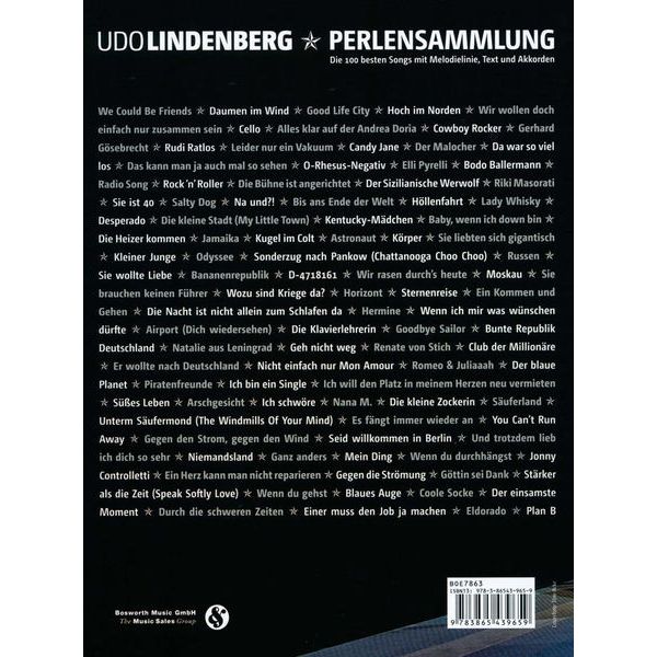 Bosworth Udo Lindenberg Perlensammlung