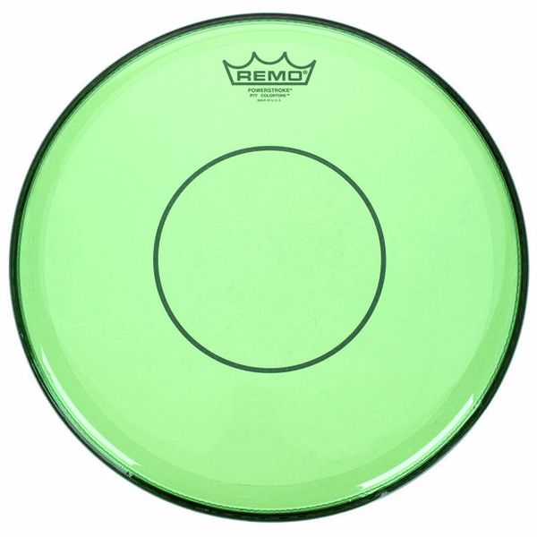 Remo Emperor Colortone Green Drumhead 13 