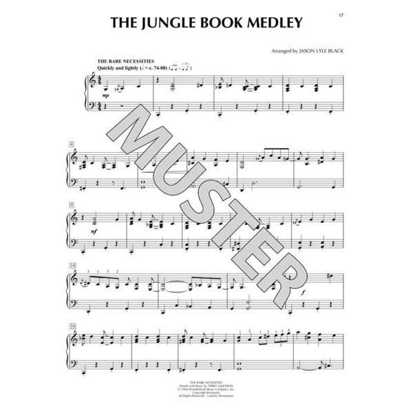 Hal Leonard Disney Medleys For Piano Solo