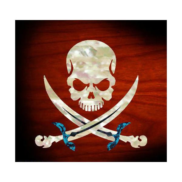 Jockomo Pirate Skull Sticker