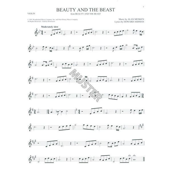 Hal Leonard 101 Disney Songs Violin
