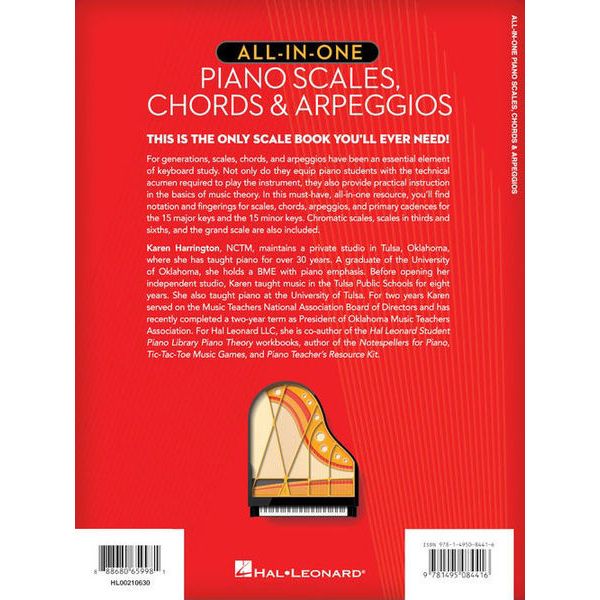 Hal Leonard All-In-One Piano Scales,Chords