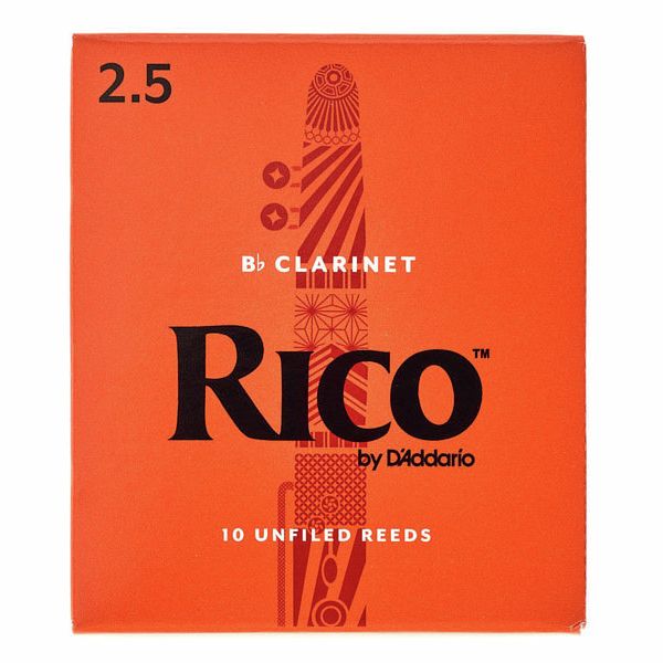 DAddario Woodwinds Rico Bb- Clar 2.5