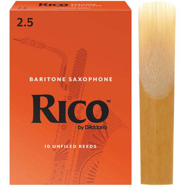 DAddario Woodwinds Rico Baritone Saxophone 2.5