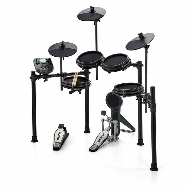 Alesis Nitro Mesh Kit Extreme Audio-Isolation Electronic Drum Headphones DRP100 Electric Drum Set with 385 Sounds with Mesh Heads 
