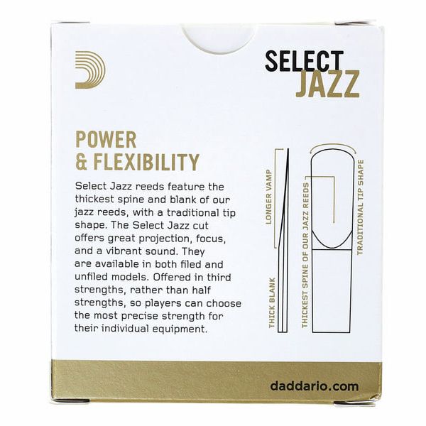DAddario Woodwinds Select Jazz Filed Alto 3H