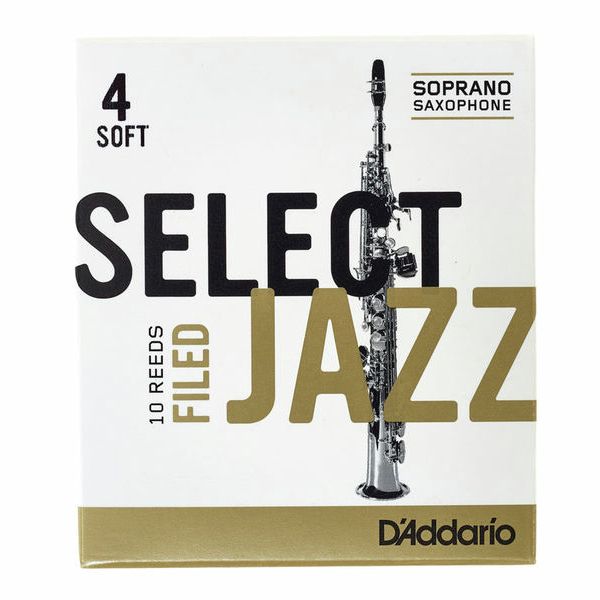 DAddario Woodwinds Select Jazz Filed Soprano 4S