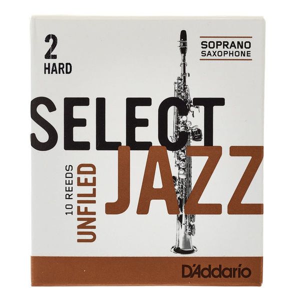 DAddario Woodwinds Select Jazz Unfiled Soprano 2H