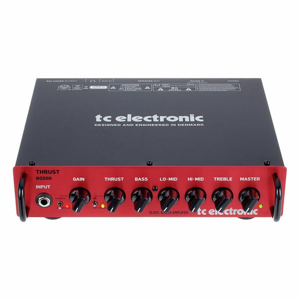 Tête D'Ampli Basse TC Electronic BQ500 - 500W Portable Avec Préamp Mosfet Et Compresseur