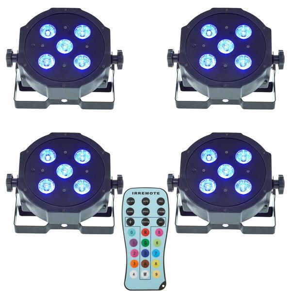 Fun Generation SePar Quad LED RGB UV Bundle 4