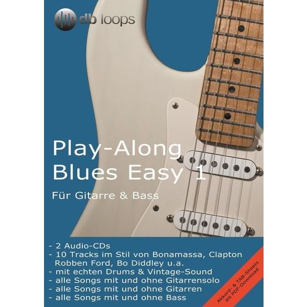 db loops Play Along Blues Easy 1