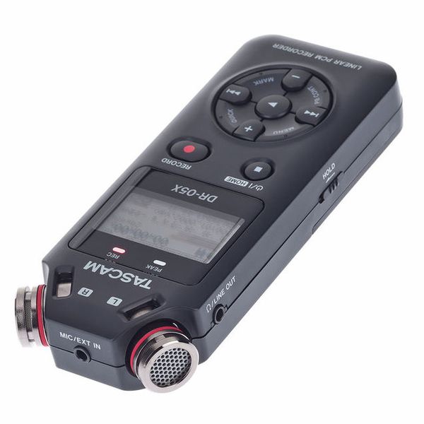 Tascam DR-05X Stereo Handheld Digital-Audio Recorder with USB Audio Interface & Polsen HPC-A30 Studio Monitor Headphones 