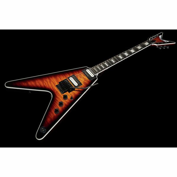Dean Guitars V Select Floyd Quilt Top TBZ